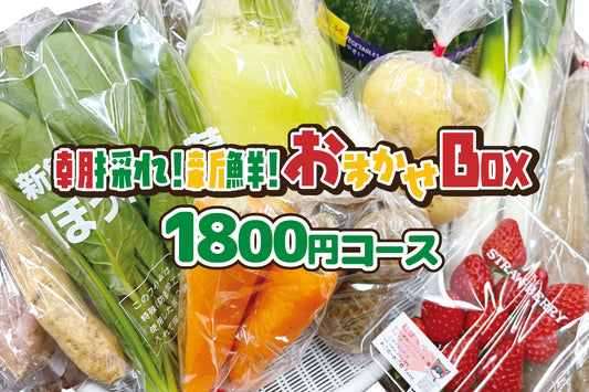 朝どれ！新鮮！お任せ野菜BOＸ1800円コース